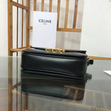Back view of structured elevated women's handbag – women's everyday handbag