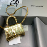 Structured Vegan Leather Handbag - Premium Craftsmanship Detailing | Women's Statement Accessory #505 - front view (image 1) of designer-inspired handbag