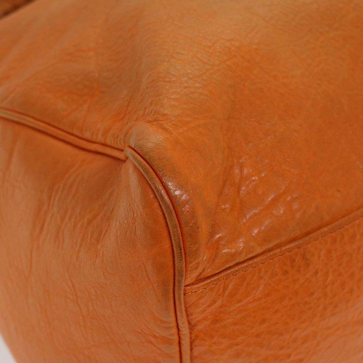 Balenciaga Vero Hand Bag Leather 2way Orange | Designer Luxury Handbag