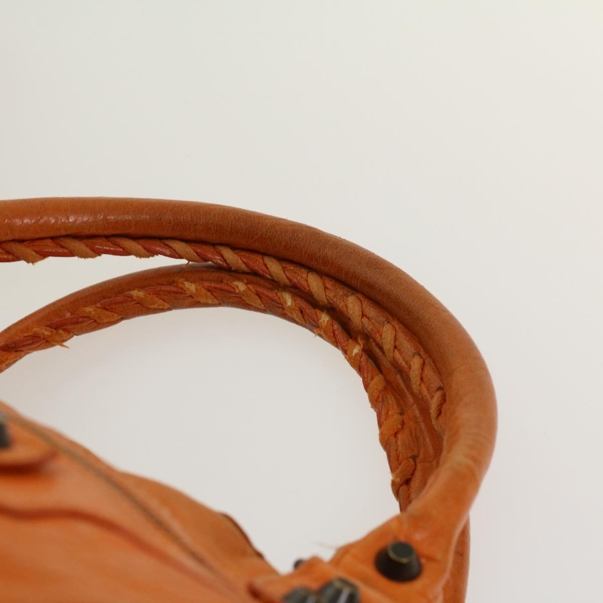 Balenciaga Vero Hand Bag Leather 2way Orange | Designer Luxury Handbag