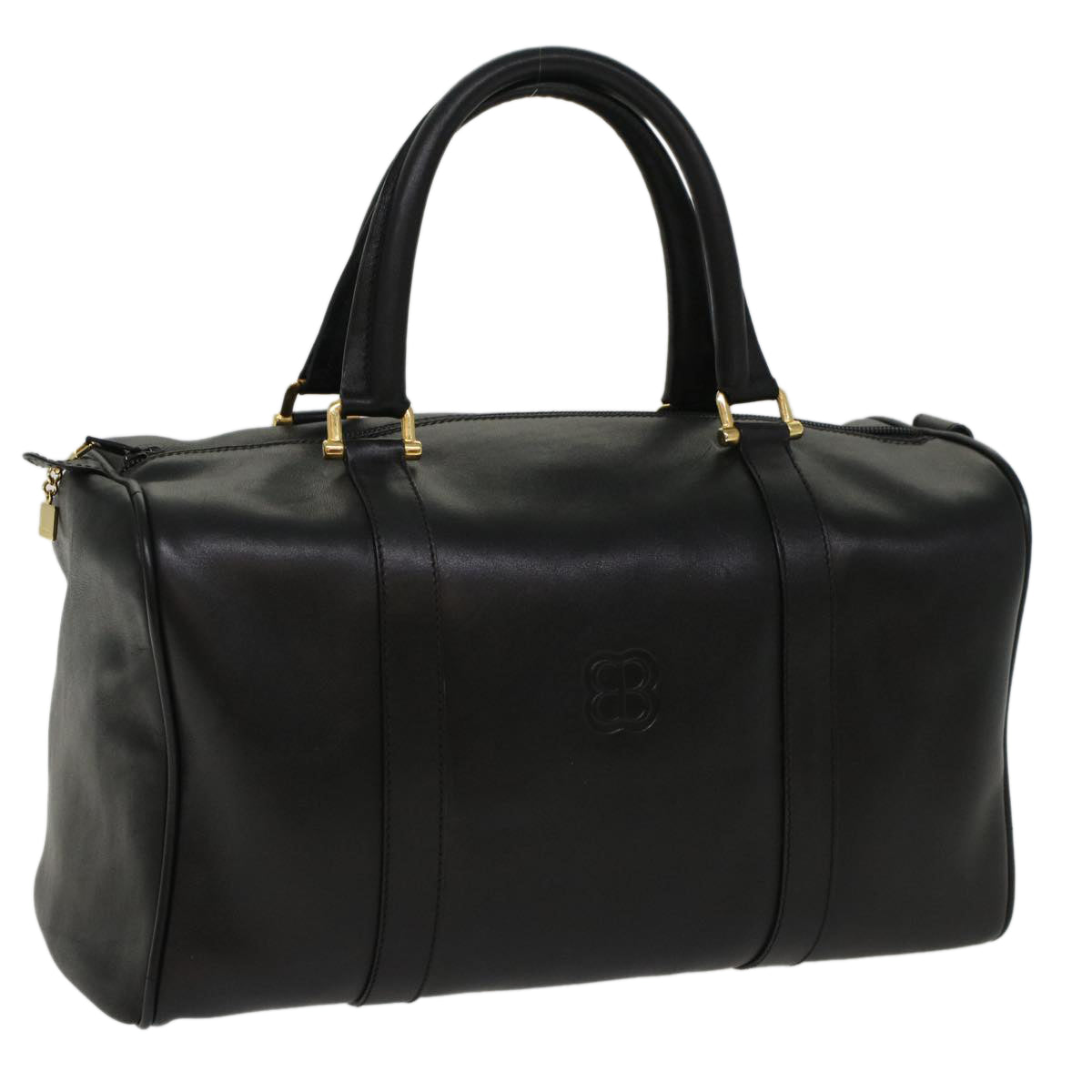 Balenciaga Boston Bag Vintage Leather Black | Designer Luxury Handbag