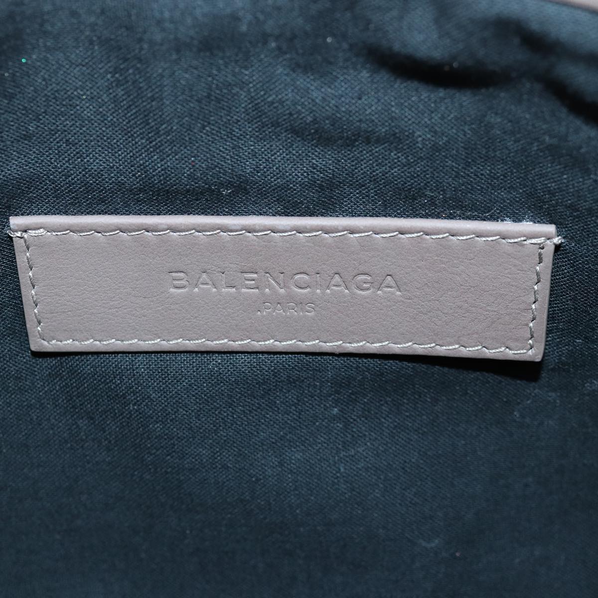 Balenciaga Clutch Bag Leather Gray 273022 — Designer Clutch Bag