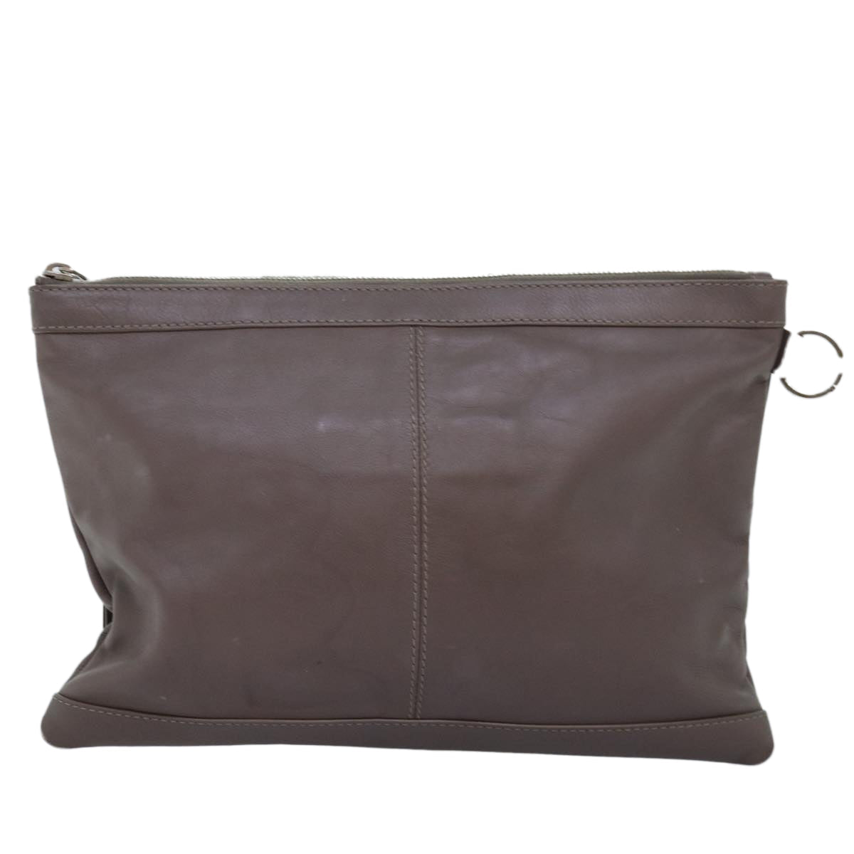 Balenciaga Clutch Bag Leather Gray 273022 — Designer Clutch Bag