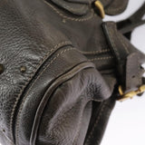 Chloe designer handbag leather closeup detail
