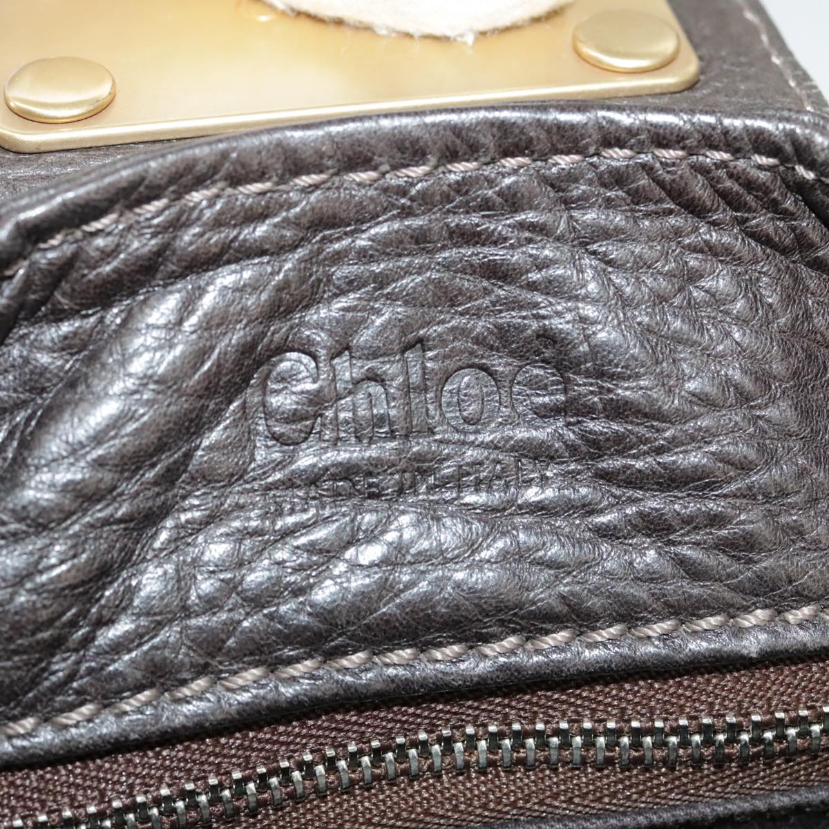 Authentic Chloe handbag Brown luxury fashion accessory