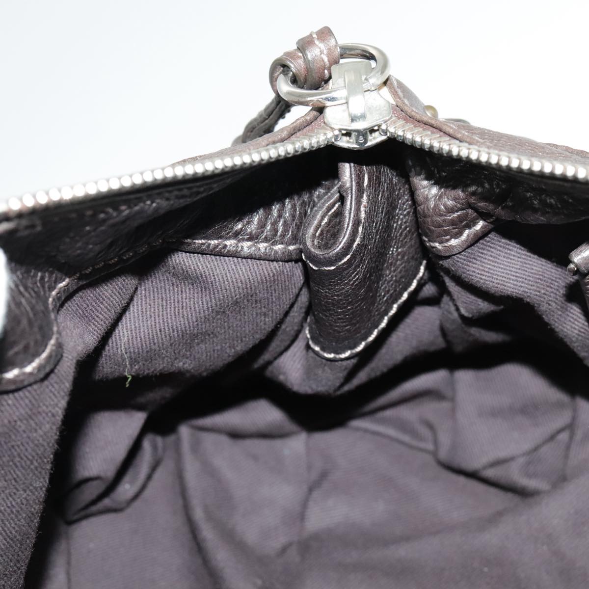 Side view of Chloe handbag Brown premium designer bag