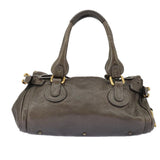 Side view of Chloe handbag Brown premium designer bag