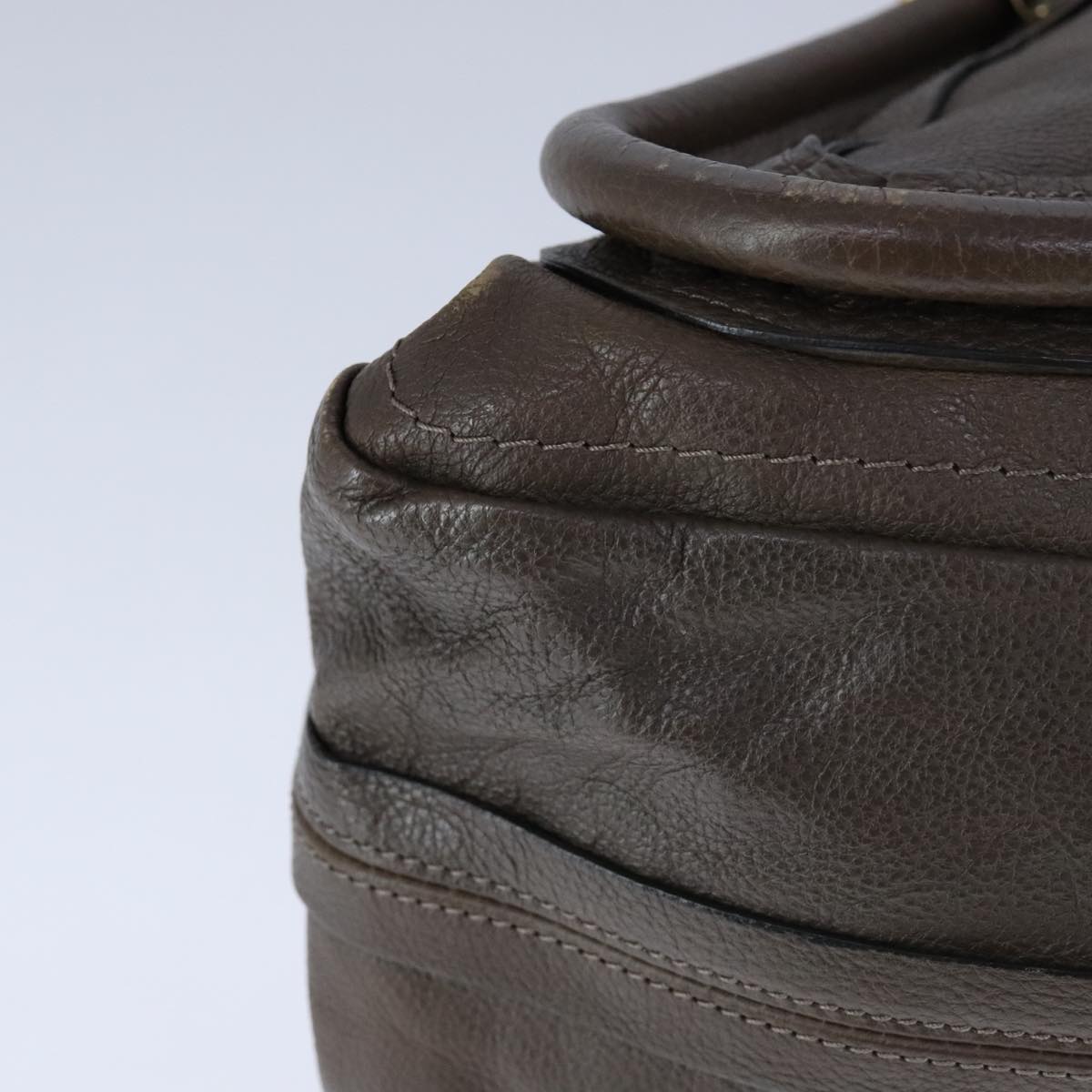 Chloe designer handbag leather closeup detail