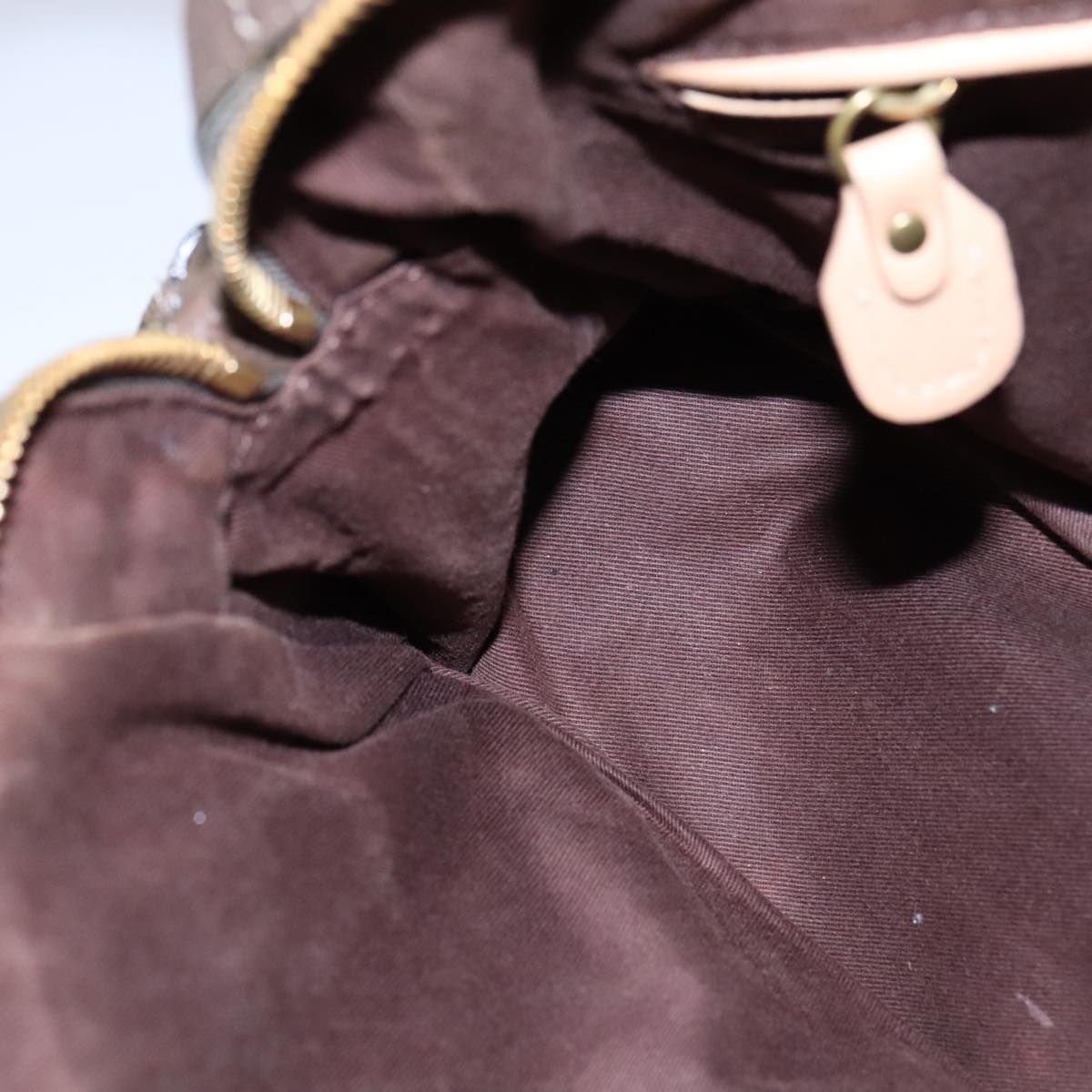 Side view of Chloe handbag Brown premium designer bag