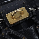 Side view of Chloe handbag Black premium designer bag
