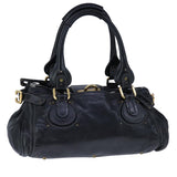 Chloe women's handbag Black luxury designer leather