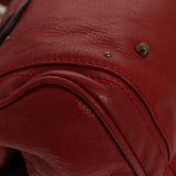 Side view of Chloe handbag Red premium designer bag