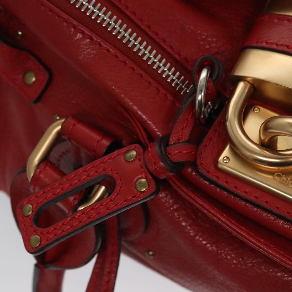 Authentic Chloe handbag Red luxury fashion accessory
