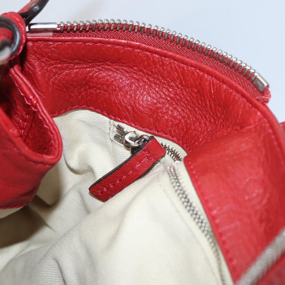 Eloria elegant leather Handbag top view