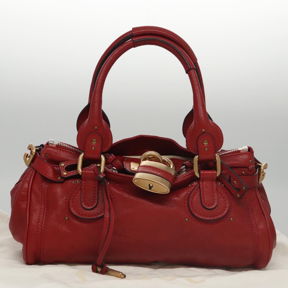 Authentic Chloe handbag Red luxury fashion accessory