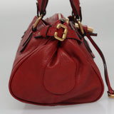 Chloe designer handbag leather closeup detail