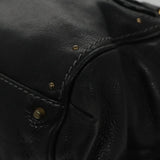 Royvane elegant leather Handbag back view