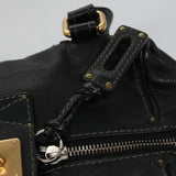 Side view of Chloe handbag Black premium designer bag