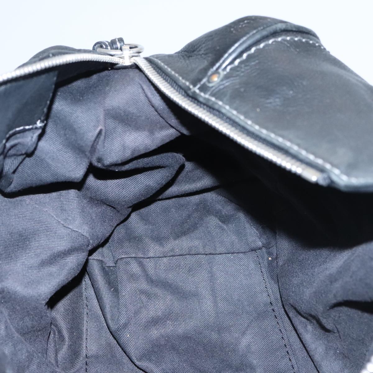 Royvane elegant leather Handbag top view
