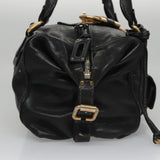 Chloe authentic luxury handbag Black leather craftsmanship