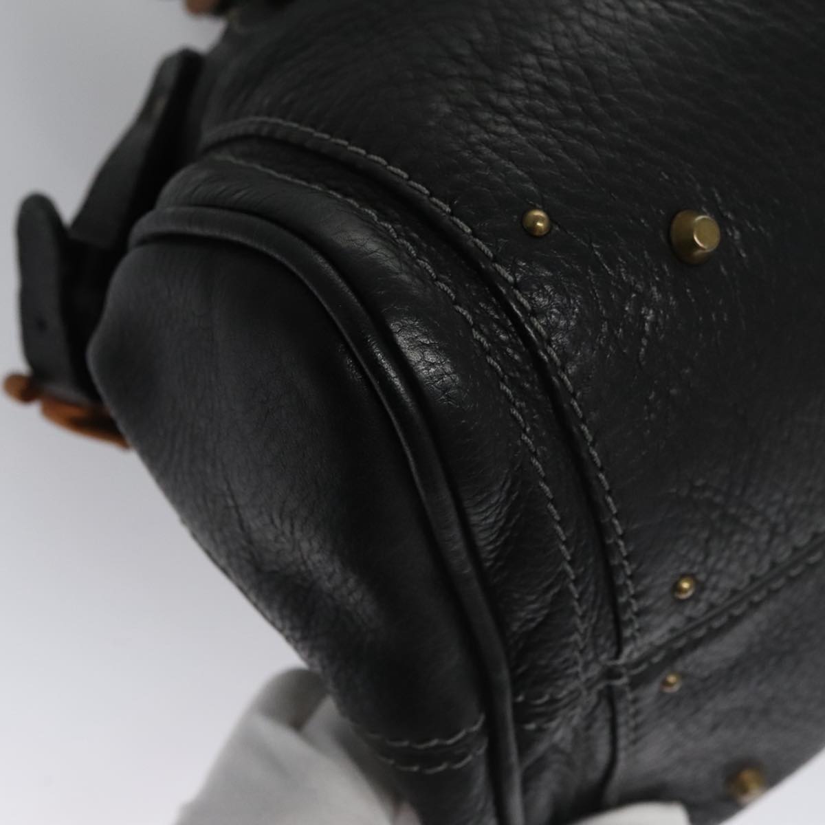 Clarivex elegant leather Handbag back view
