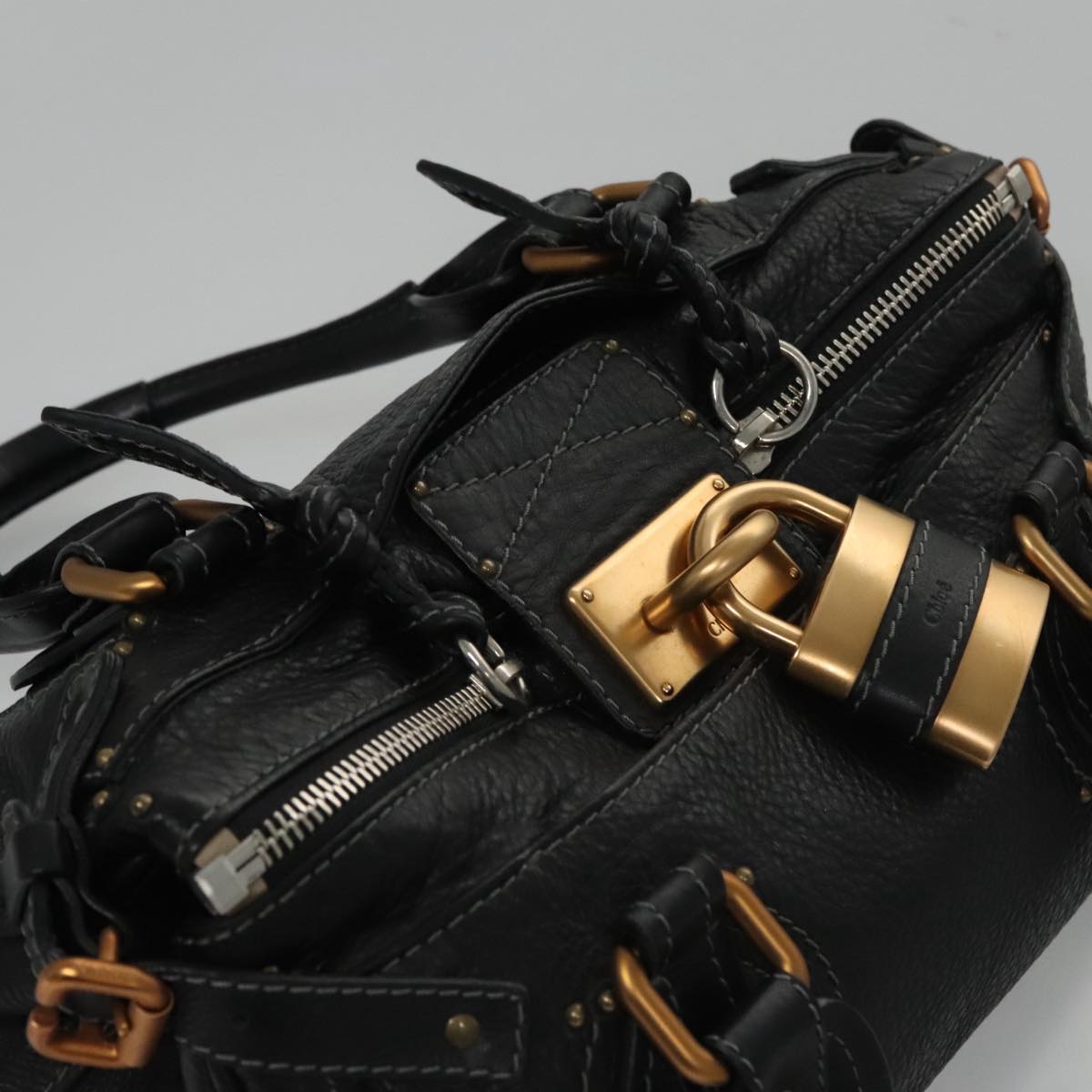 Clarivex elegant leather Handbag top view