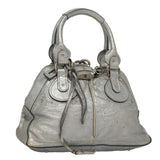 Chloe women's handbag Silver luxury designer leather