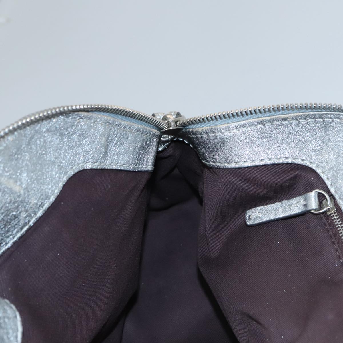 Chloe women's handbag Silver luxury designer leather