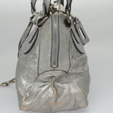 Authentic Chloe handbag Silver luxury fashion accessory