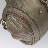 Chloe designer handbag leather closeup detail