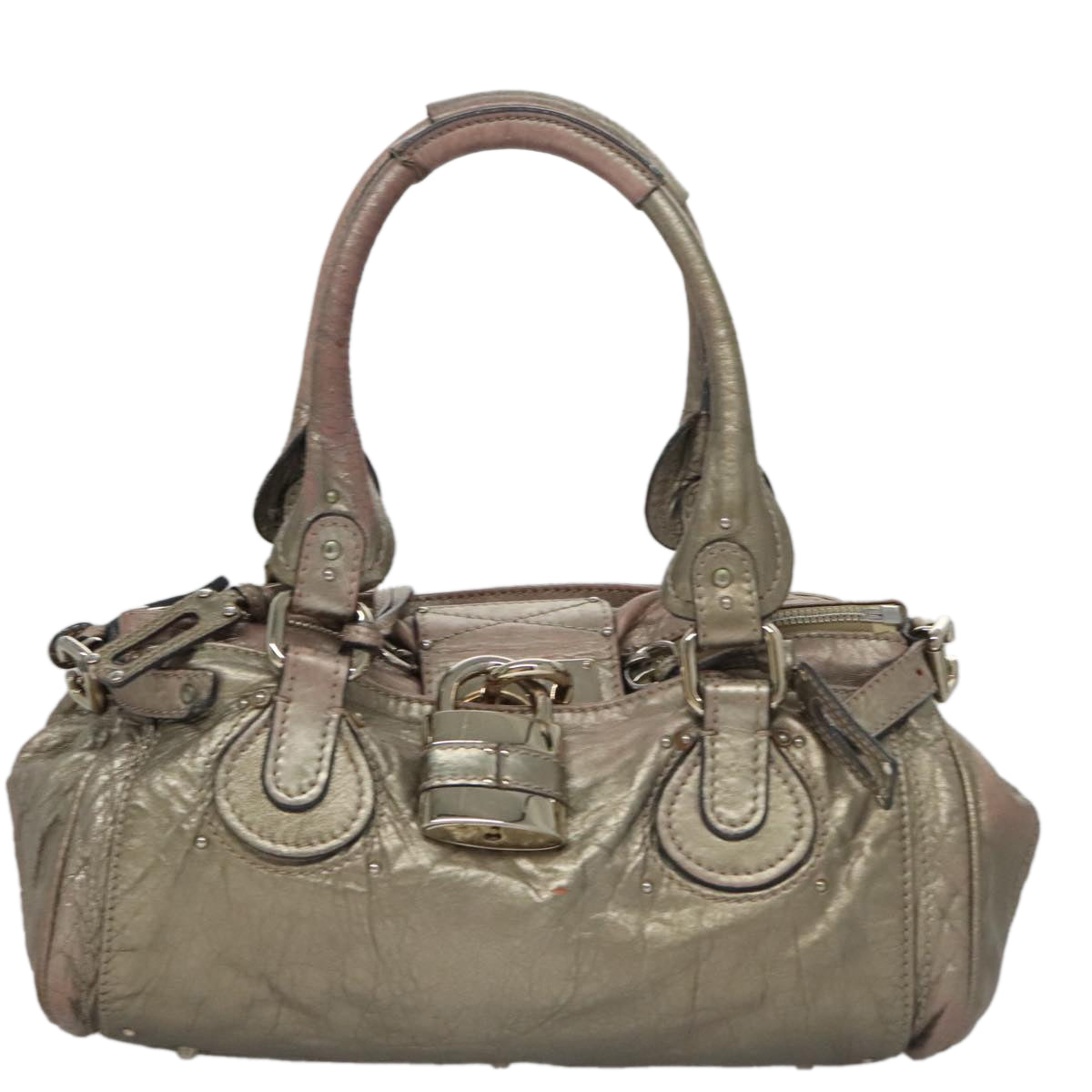 Orvella elegant leather Handbag top view