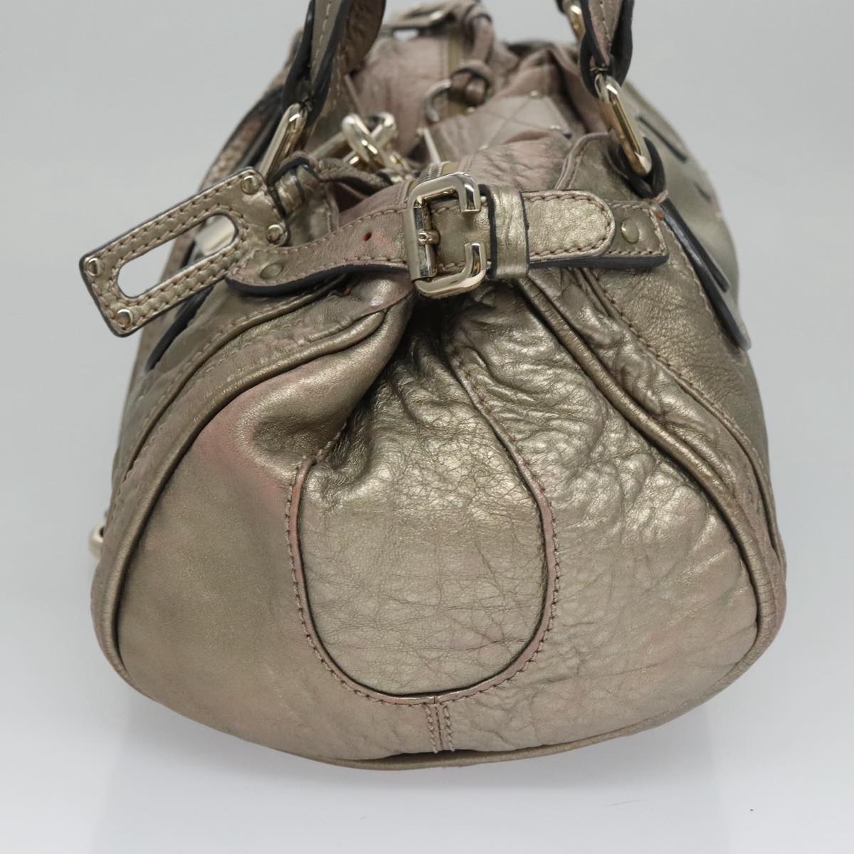 Orvella elegant leather Handbag top view