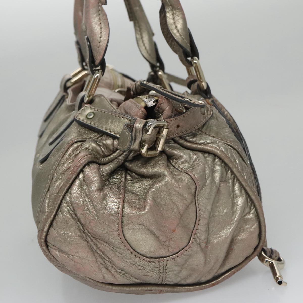 Orvella elegant leather Handbag top view