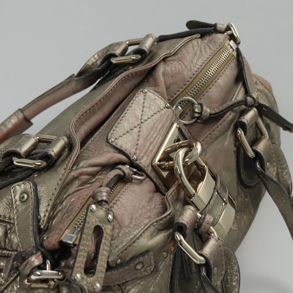Orvella elegant leather Handbag top view