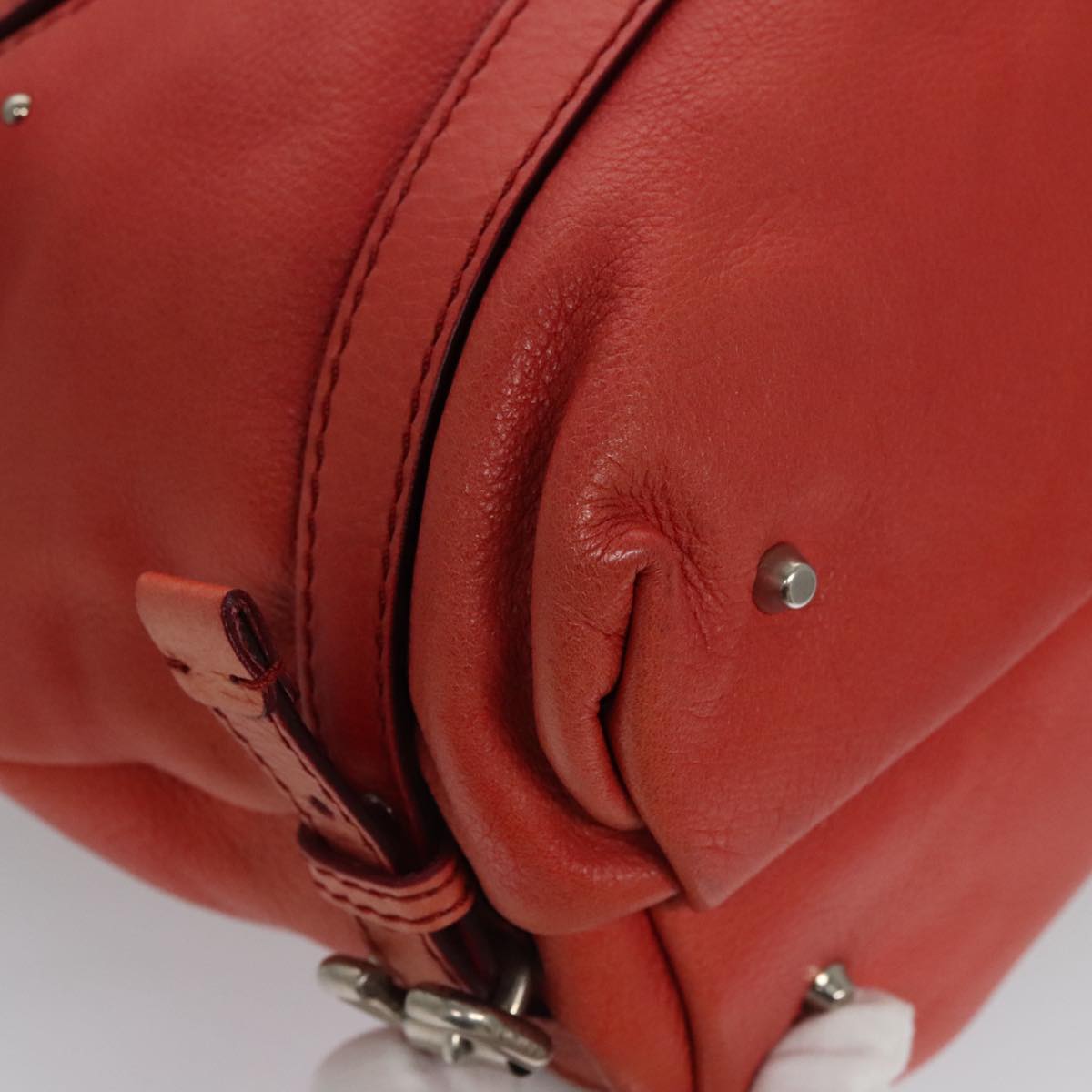 Cristalex elegant leather Handbag top view