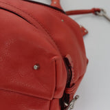 Cristalex elegant leather Handbag flat lay view