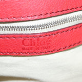 Chloe designer handbag leather closeup detail