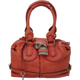 Cristalex elegant leather Handbag close-up detail