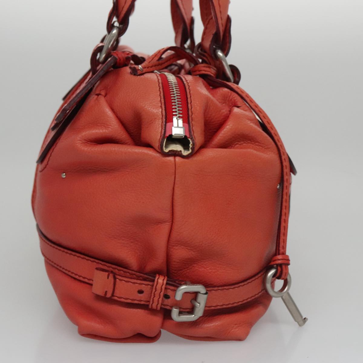 Chloe women's handbag Red luxury designer leather