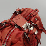 Cristalex elegant leather Handbag top view