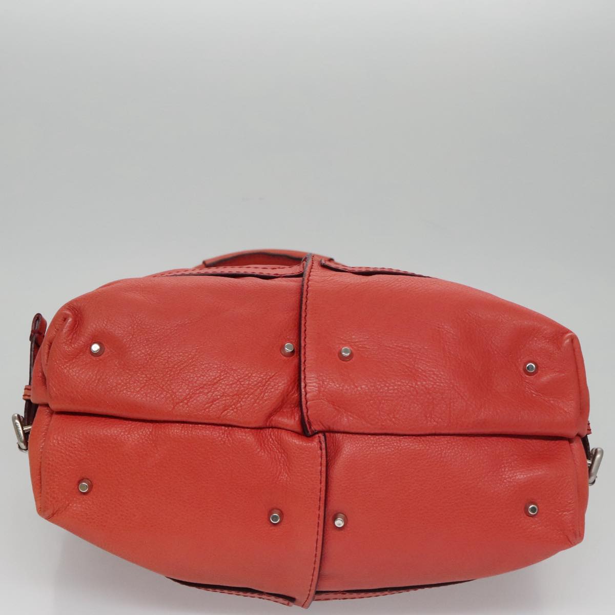 Side view of Chloe handbag Red premium designer bag
