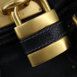 Chloe designer handbag leather closeup detail