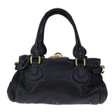 Side view of Chloe handbag Black premium designer bag