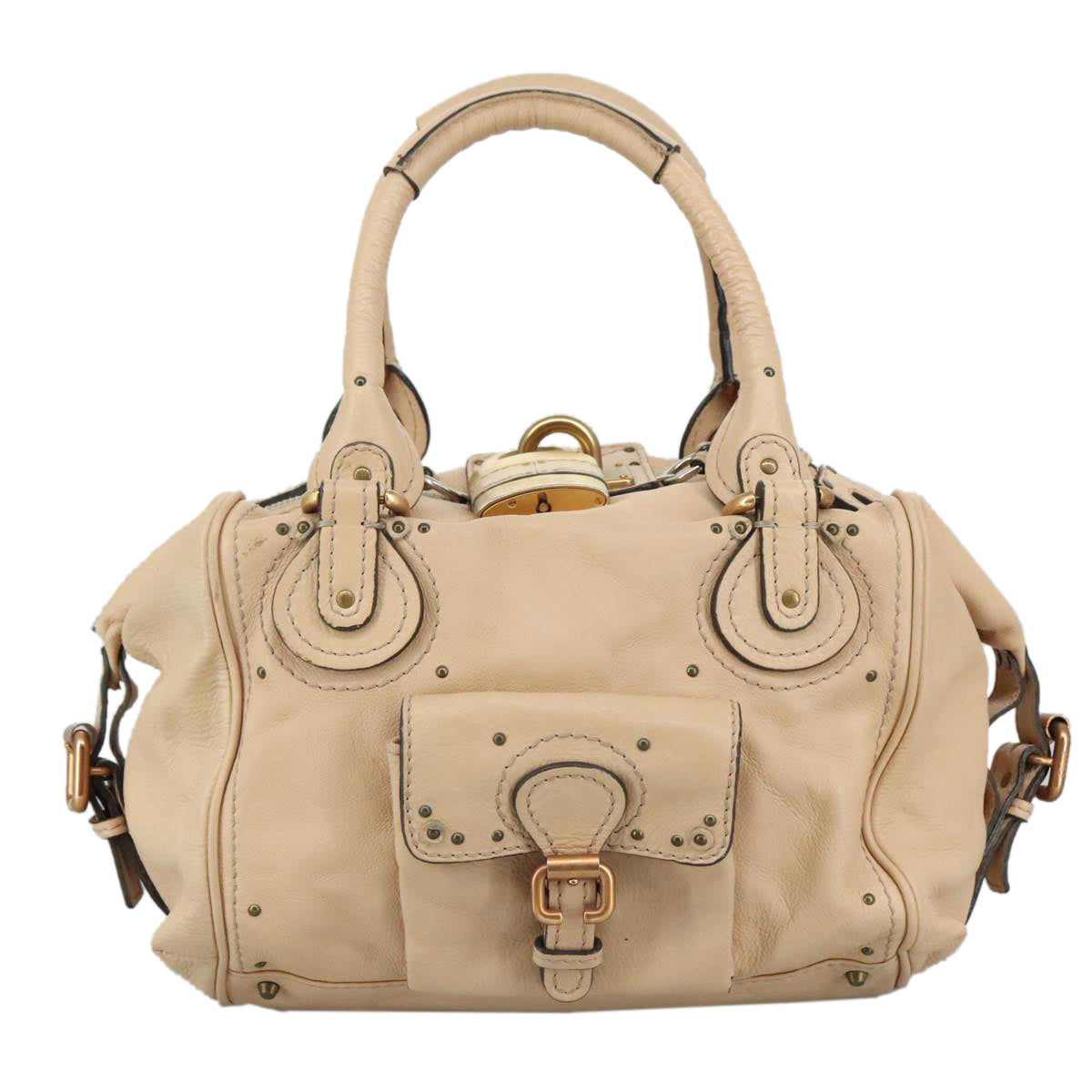 Authentic Chloe handbag Beige luxury fashion accessory