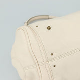 Side view of Chloe handbag White premium designer bag