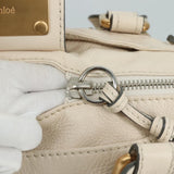 Chloe women's handbag White luxury designer leather