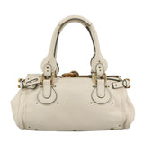 Side view of Chloe handbag White premium designer bag
