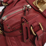 Chloe designer handbag leather closeup detail