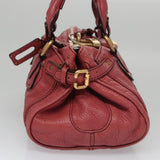Chloe authentic luxury handbag Pink leather craftsmanship