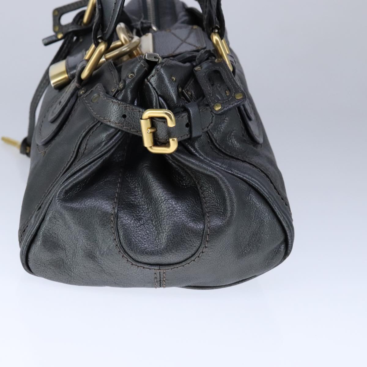 Silvenix elegant leather Handbag top view